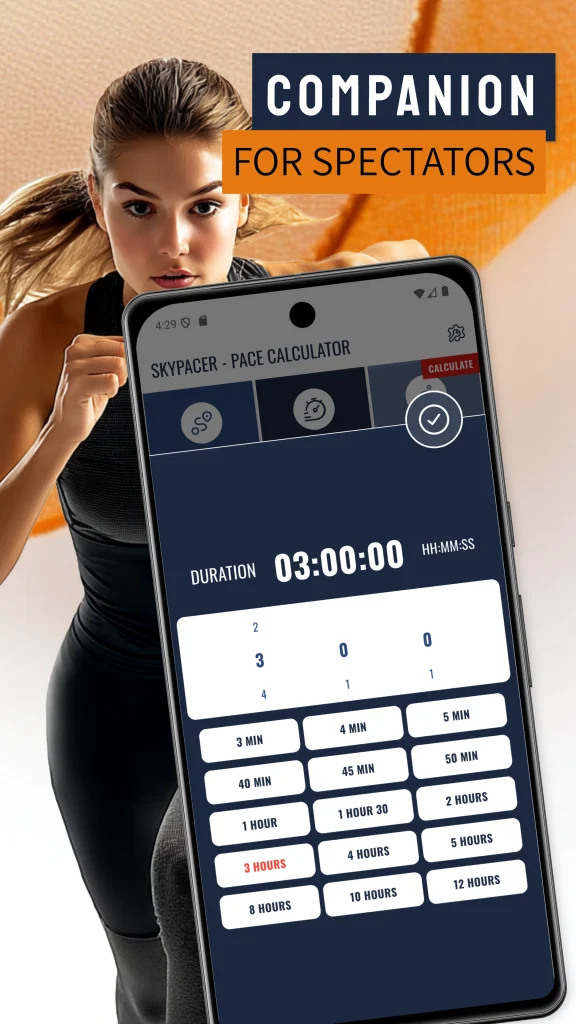 SkyPacer - Pace Calculator